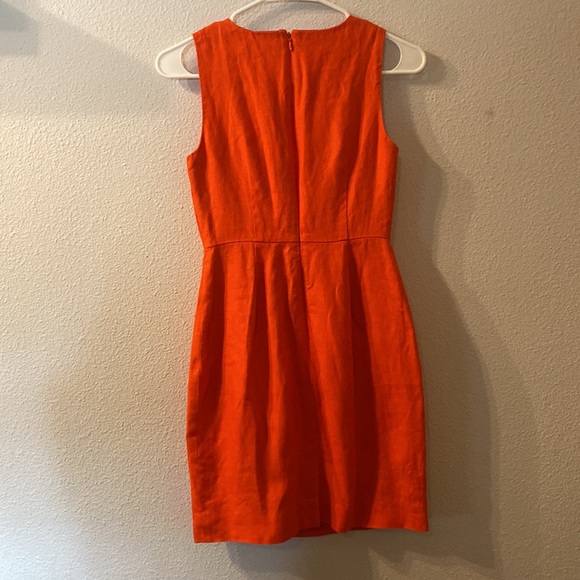 J. Crew red midi dress size 00P - Picture 5 of 5